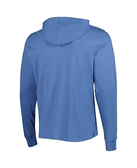 Men's '47 Brand Royal Buffalo Bills Field Franklin Hooded Long Sleeve T-shirt