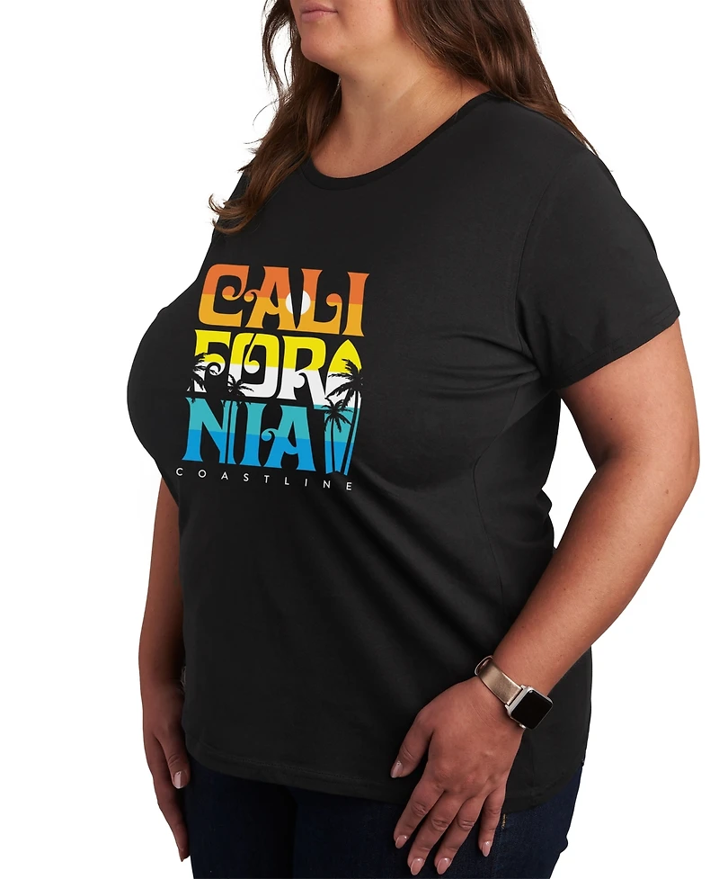 Hybrid Apparel Trendy Plus Destination California Graphic T-shirt