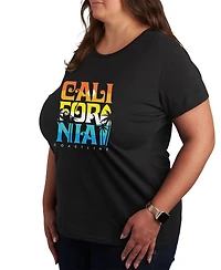 Hybrid Apparel Trendy Plus Destination California Graphic T-shirt