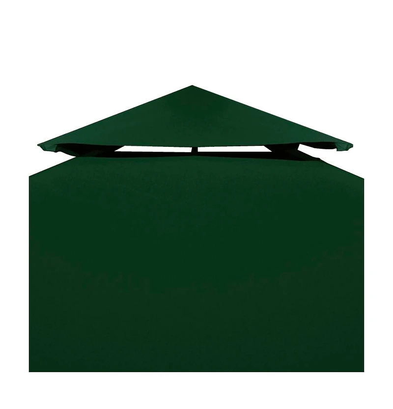 vidaXL Gazebo Cover Canopy Replacement 1 oz/ft² Green 9.8'x13.1'