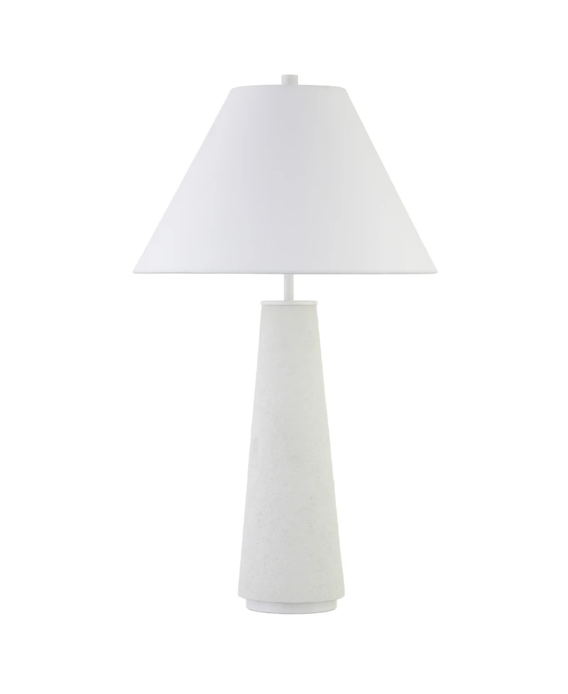 Hudson & Canal Ingalls 28" Tall Monochrome Table Lamp with Linen Shade
