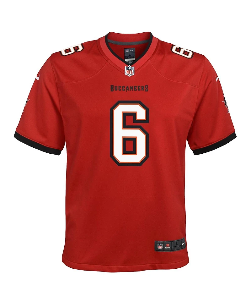 Big Boys Nike Baker Mayfield Red Tampa Bay Buccaneers Game Jersey