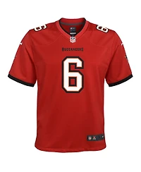 Big Boys Nike Baker Mayfield Red Tampa Bay Buccaneers Game Jersey