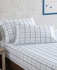 Closeout! Nautica Solid Microfiber 3 Piece Sheet Set, Full