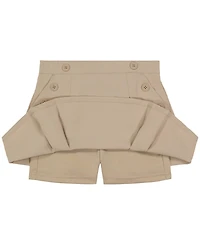Nautica Little Girls Uniform Button Pockets Elastic Waist Scooter Skorts