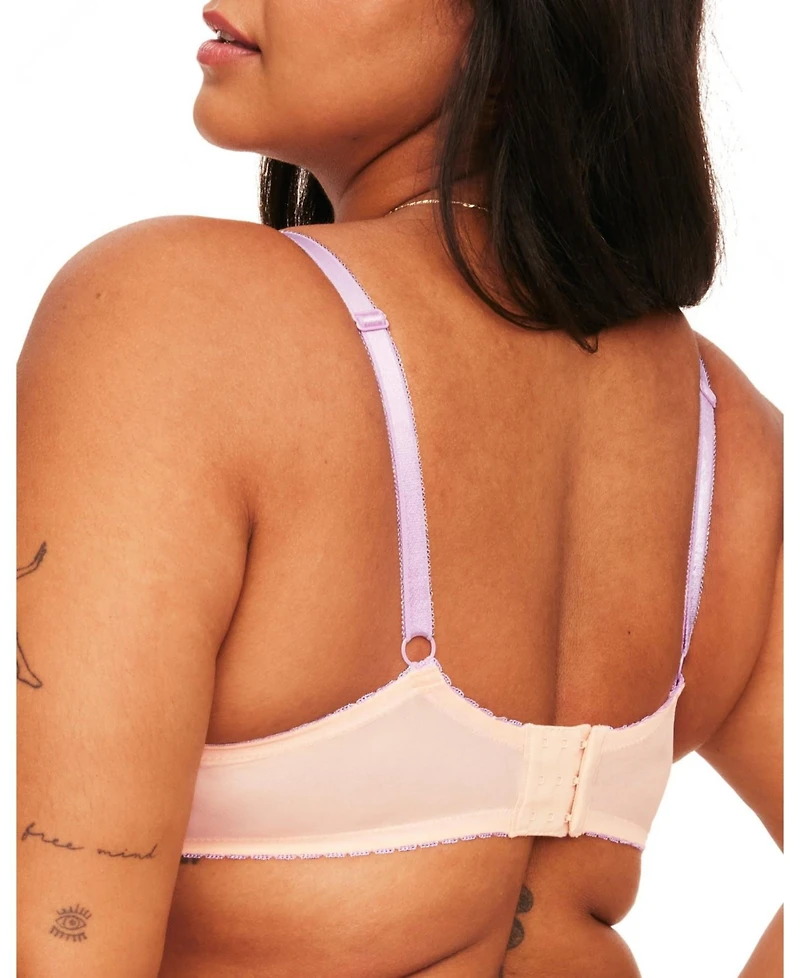Adore Me Plus Rosa Unlined Balconette Bra