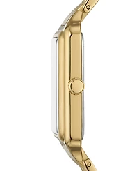Fossil Women's Raquel Three-Hand Date Gold-Tone Stainless Steel Watch, 26mm