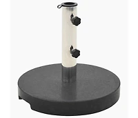 Parasol Base Granite lb Round Black