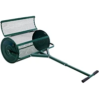 Peat Moss Spreader 2 4", Compost Spreader Metal Mesh, T Shaped Handle For Planting Seeds