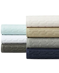 Lauren Ralph Sanders Cable Hand Towel, 16" x 30"