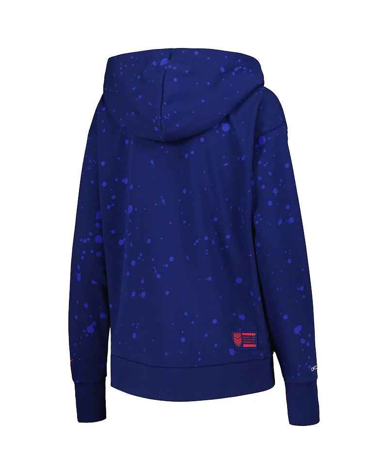 Women's Nike Navy Usmnt Standard Issue Pullover Hoodie