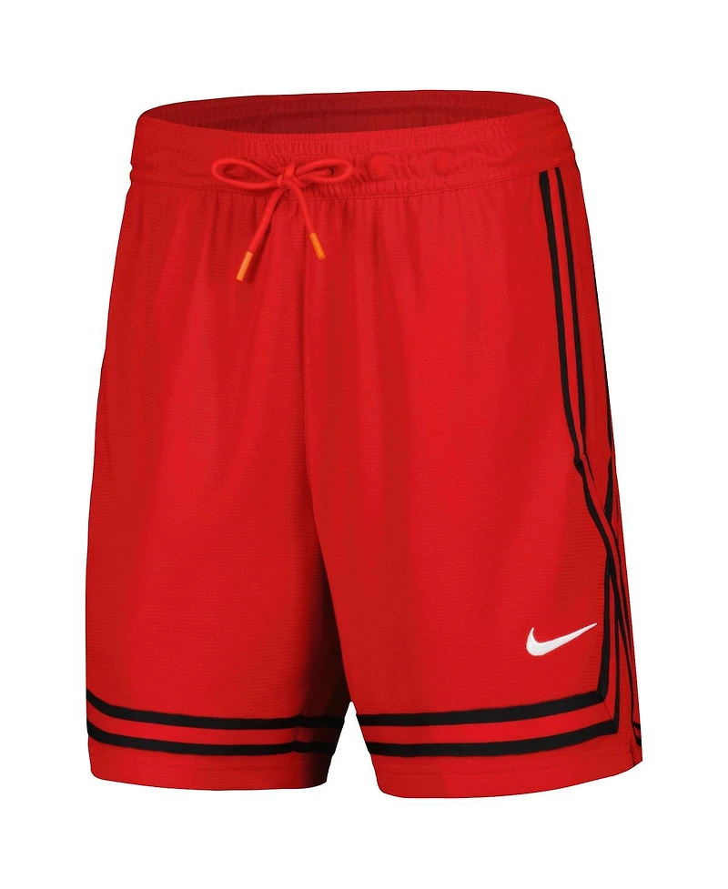 Women's Nike Red Wnba Logowoman Team 13 Crossover Performance Shorts