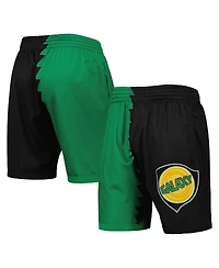 Men's Mitchell & Ness Green, Black La Galaxy Swingman Shorts