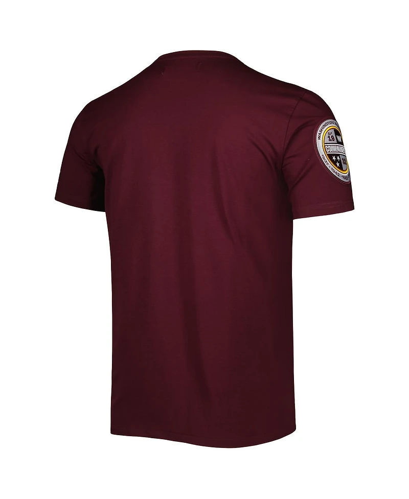 Men's Pro Standard Burgundy Washington Commanders Hometown Collection T-shirt