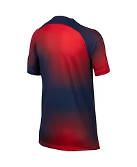Big Boys and Girls Nike Navy Paris Saint-Germain 2023/24 Pre-Match Performance Top
