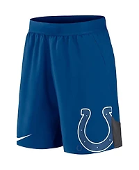 Men's Nike Royal Indianapolis Colts Stretch Performance Shorts
