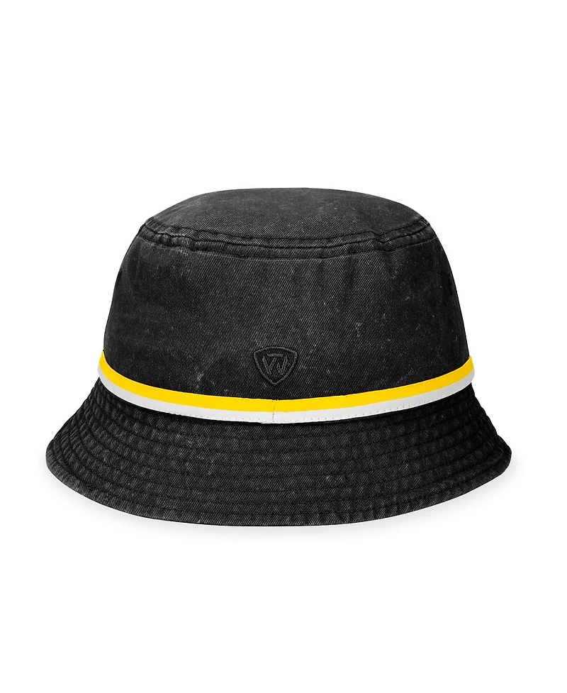 Men's Top of the World Black Iowa Hawkeyes Ace Bucket Hat