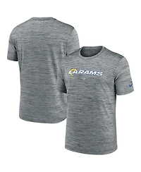 Men's Nike Heather Gray Los Angeles Rams Velocity Performance T-shirt