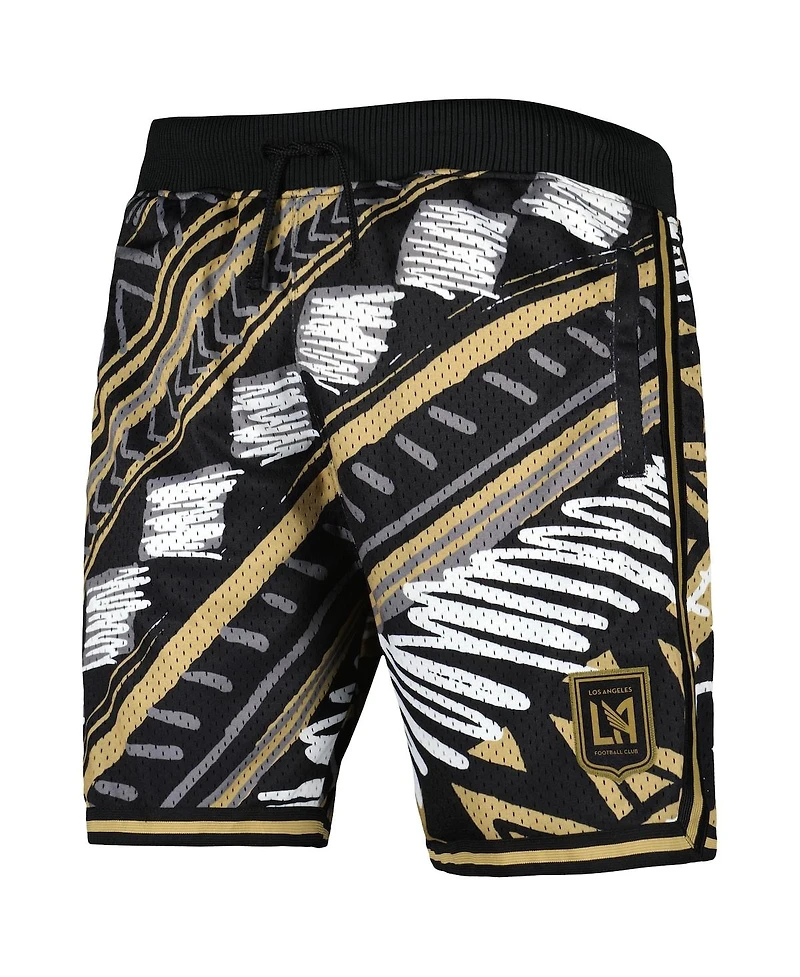 Men's Mitchell & Ness Black Lafc Tribal Fashion Shorts