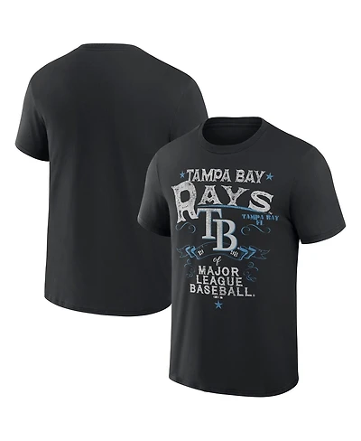 Men's Darius Rucker Collection by Fanatics Black Tampa Bay Rays Beach Splatter T-shirt