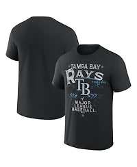 Men's Darius Rucker Collection by Fanatics Black Tampa Bay Rays Beach Splatter T-shirt