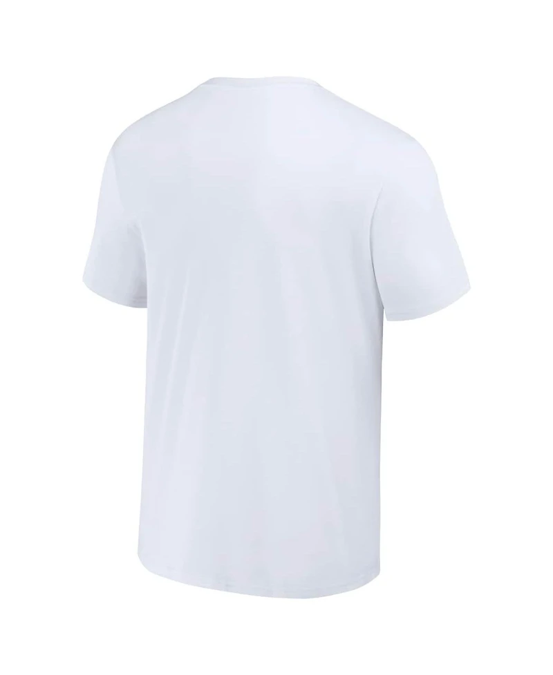 Men's Darius Rucker Collection by Fanatics White California Angels Cooperstown Distressed Rock T-shirt