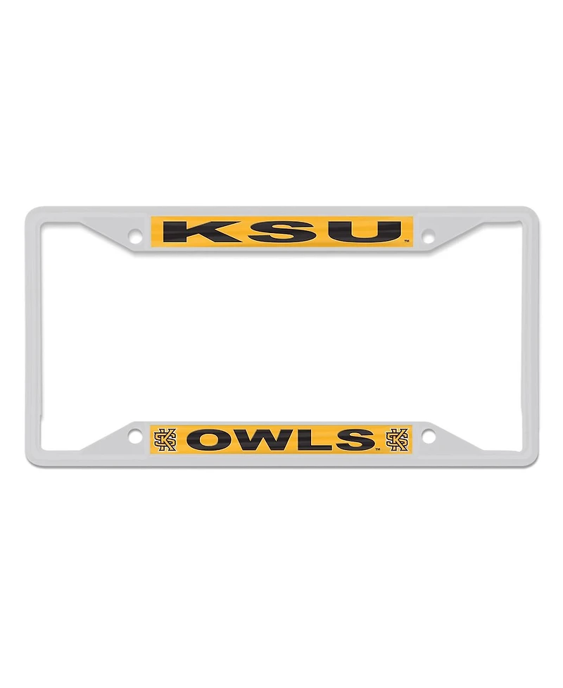 Wincraft Kennesaw State Owls Chrome Color License Plate Frame