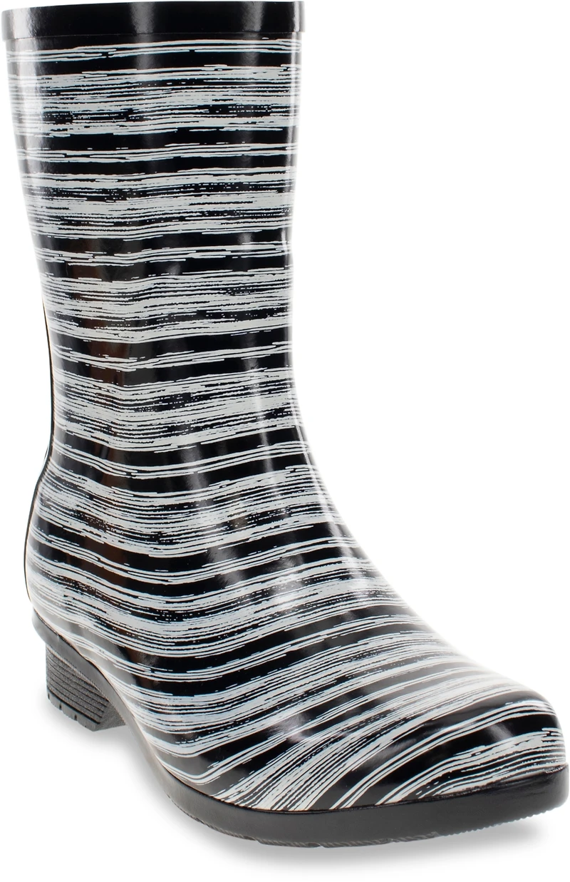 Women's Polished Mid Rain Boot