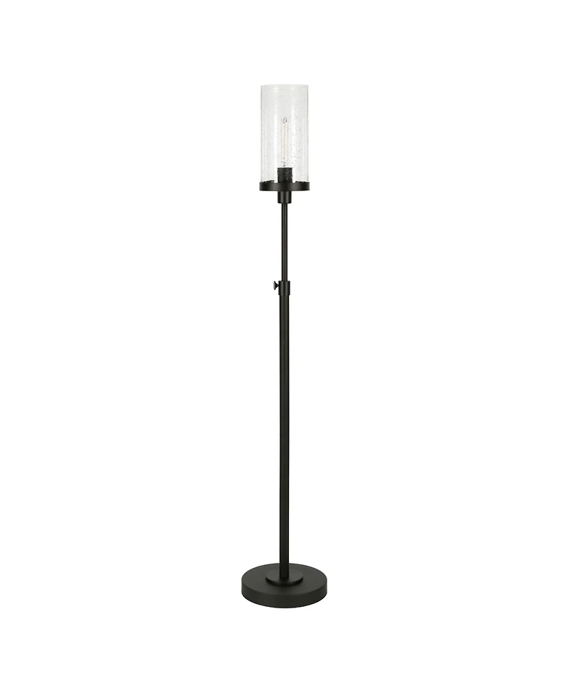 Hudson & Canal Frieda 66" Glass Shade Tall Floor Lamp