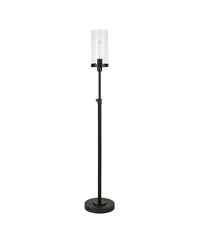 Hudson & Canal Frieda 66" Glass Shade Tall Floor Lamp