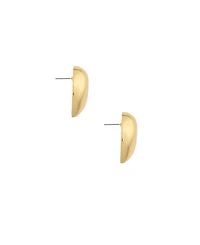 Ettika 18K Gold Plated Heart Stud Earrings