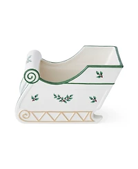 Spode Christmas Tree Figural Sleigh Centerpiece
