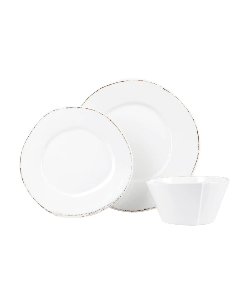 Vietri Melamine Lastra 3-Piece Place Setting