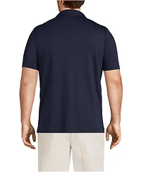 Lands' End Big & Tall Short Sleeve Cotton Supima Polo Shirt with Pocket