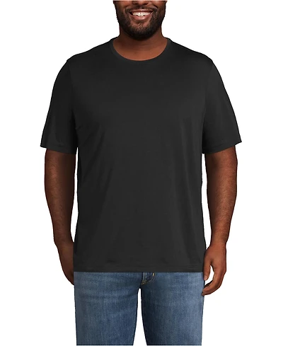 Lands' End Men's Big & Tall Short Sleeve Supima Tee