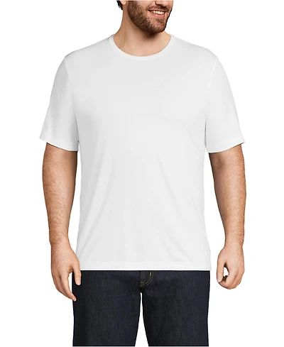 Lands' End Men's Big & Tall Short Sleeve Supima Tee