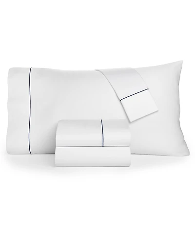 Closeout! Charter Club Solid 550 Thread Count 100% Cotton 4-Pc. Sheet Set, California King, Exclusively at Macy's