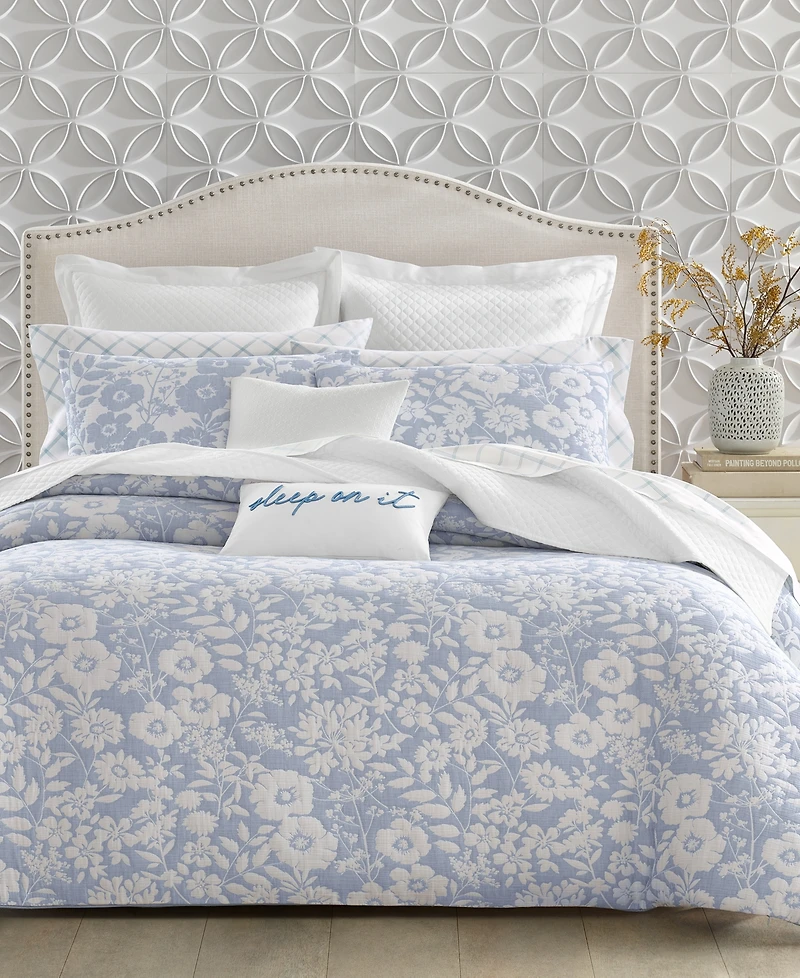 Charter Club Silhouette Floral 2-Pc. Comforter Set, Twin, Exclusively at Macy's