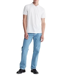 Calvin Klein Men's Athletic Tech Zip Polo Shirt