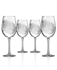 Rolf Glass Peacock White Wine Glass 12oz