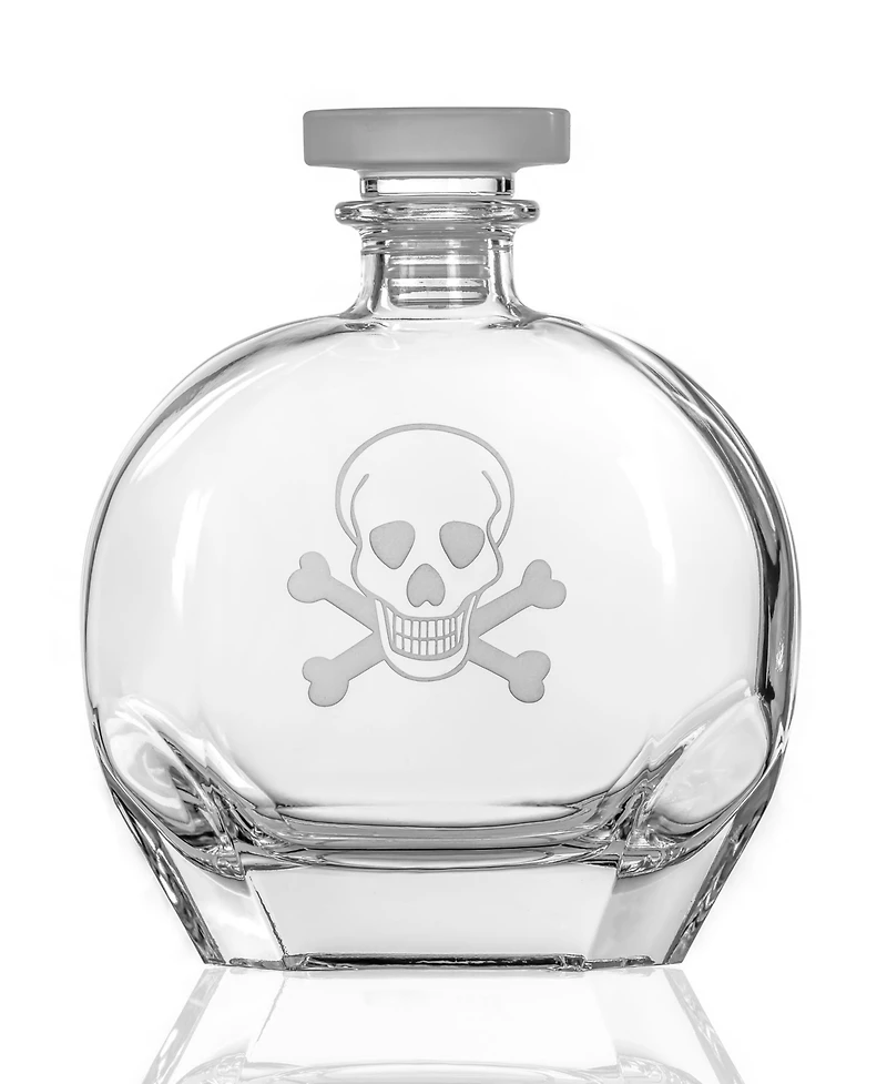 Rolf Glass Skull And Crossbones 3 Piece Gift Set