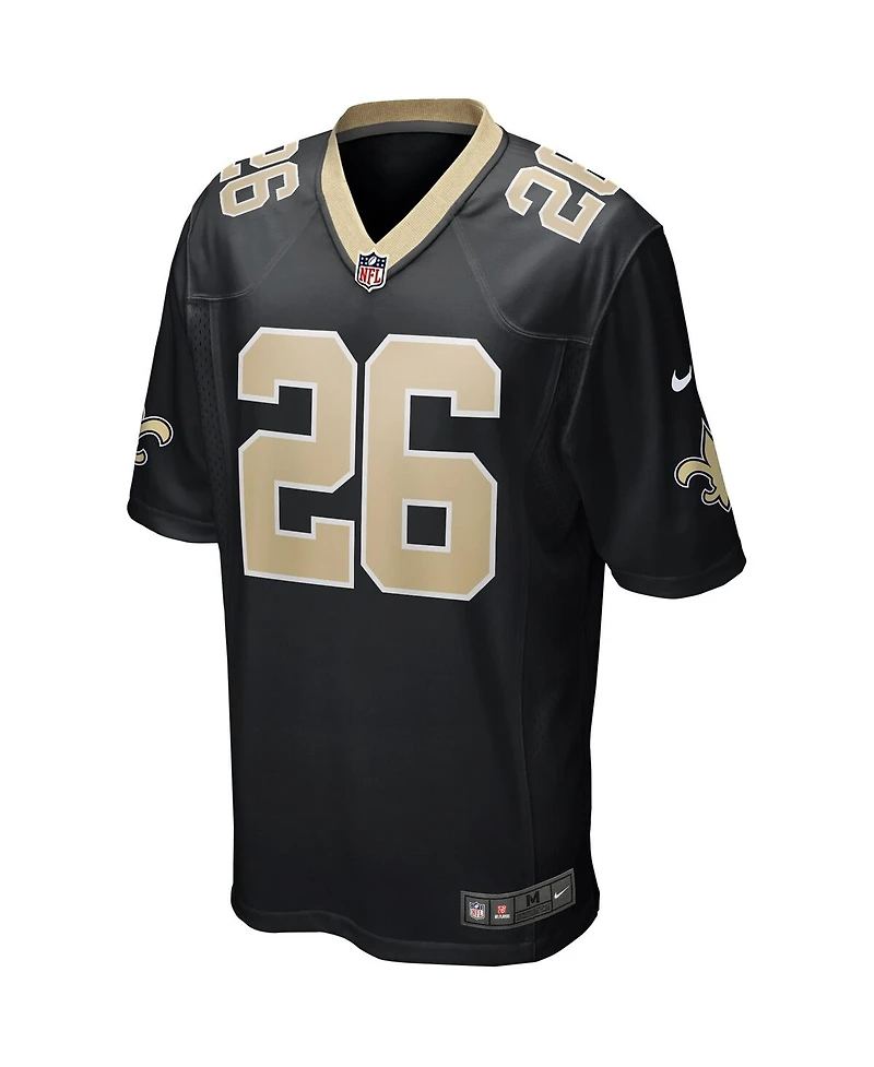 Men's Nike Deuce McAllister Black New Orleans Saints Game Retired Player Jersey