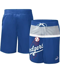 Men's G-iii Sports by Carl Banks Royal Los Angeles Dodgers Sea Wind Swim Shorts