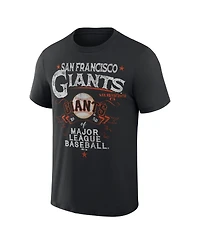 Men's Darius Rucker Collection by Fanatics Black San Francisco Giants Beach Splatter T-shirt