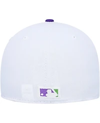 Men's New Era White Detroit Tigers 1984 World Series Side Patch 59FIFTY Fitted Hat
