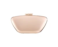 Nina Mirror Metallic Minaudiere Clutch