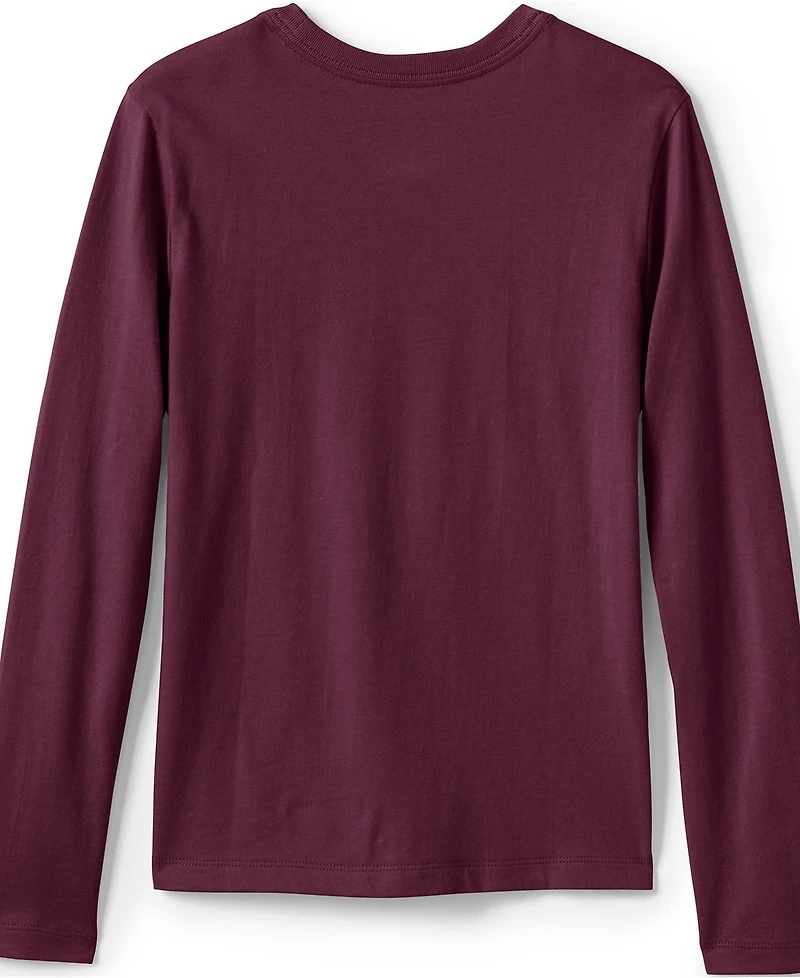 Lands' End Girls Long Sleeve Essential T-shirt