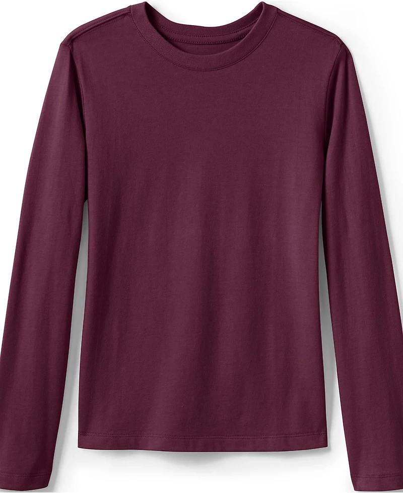 Lands' End Girls Long Sleeve Essential T-shirt