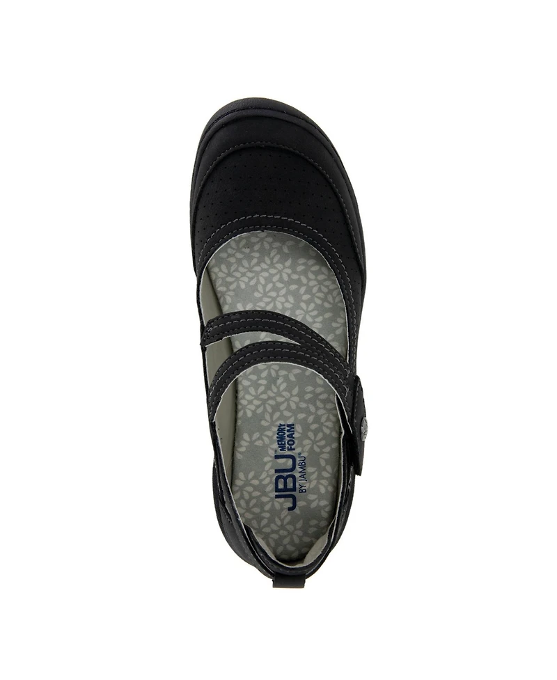 Jbu Women's Fawn Casual Flat Mary Jane Shoe