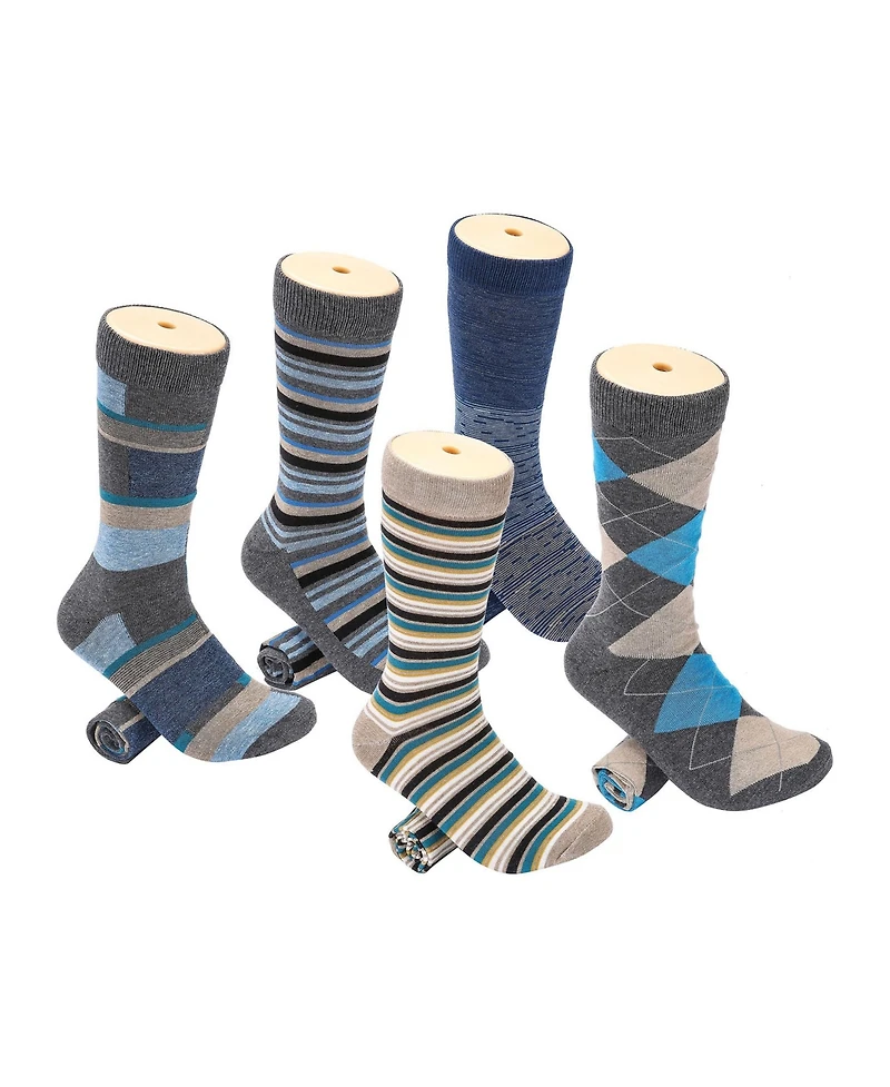 Men's Dappled Iron Crew Socks 5 Pack